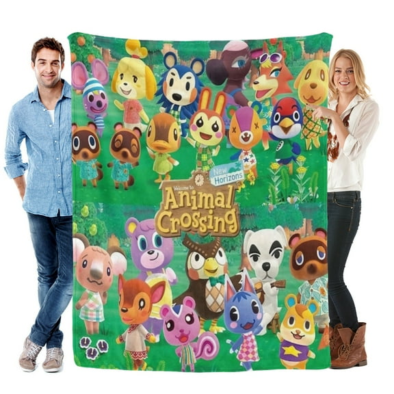 Throw Blanket for Animal Crossing Bed Couch Flannel Blanket for Kids Boys Girls Gifts Soft Warm Home Decor 30x40 Inch