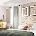 thumbnail image 4 of ACROMA Watie Adjustable Black Single Curtain Rod with Final Set for Window 28-48 inches, 4 of 5
