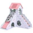 thumbnail image 2 of Hamster Hideout Non-toxic Double Layer Hamster House Small Pet Hideout, 2 of 10