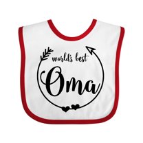 Inktastic World's Best Oma Girls Baby Bib