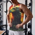 thumbnail image 5 of Salouo Hawaiian Style Bald Eagle for Men's Tank Tops,Sleeveless Muscle Shirts for Men Quick Dry Workout Tank Top Gym Muscle Tee Fitness Bodybuilding Sleeveless T Shirt-Large, 5 of 7