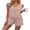 Dusty Pink, variant on Womens Pajamas Set Soft Comfy Sleeveless Sleepwear Tank and Shorts Pj Set Summer 2 Piece Loungewear