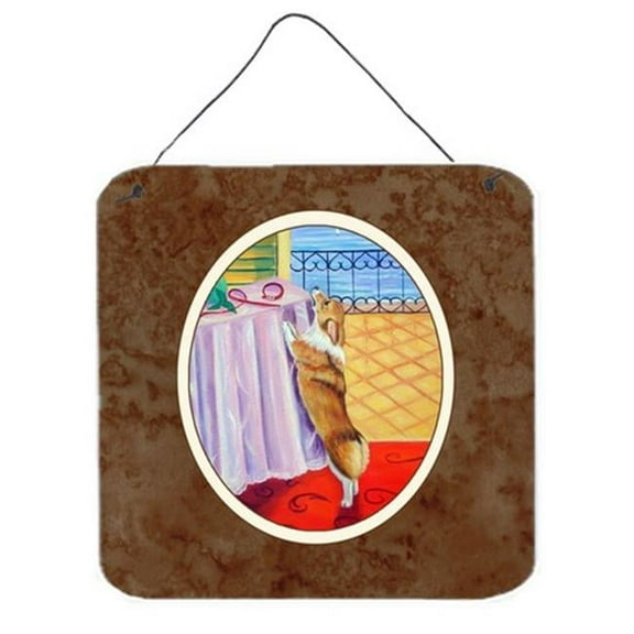 Carolines Treasures  Corgi Wall or Door Hanging Prints