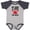 Baseball Heather and Navy, variant on Inktastic My Mimi and Pops Love Me Boys or Girls Baby Bodysuit