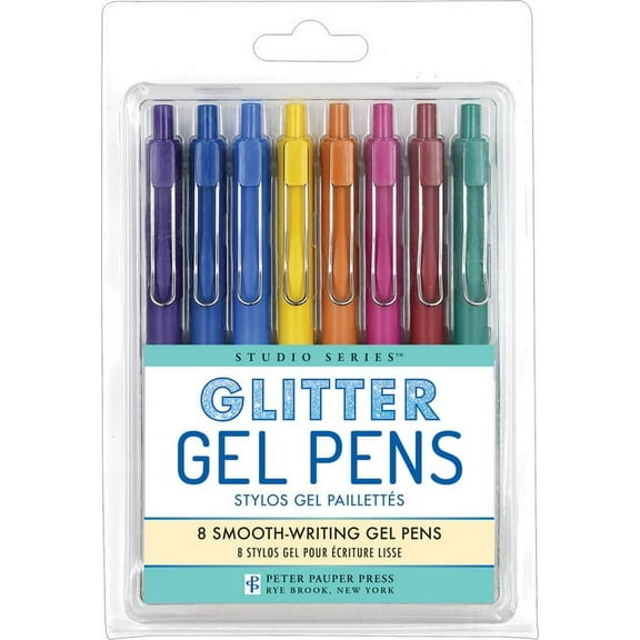 Studio Series Glitter Gel Pens (Set of 8), (Hardcover)