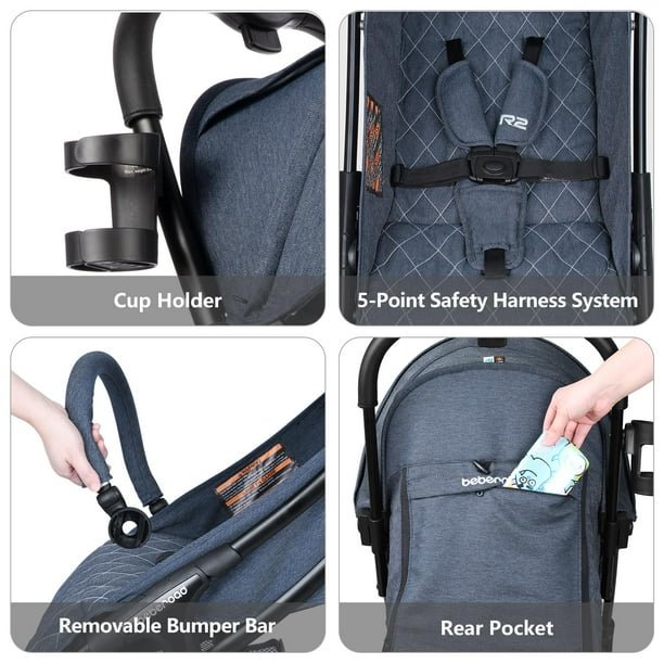 Beberoad Love R2 Small Travel Stroller Compact Stroller Foldable