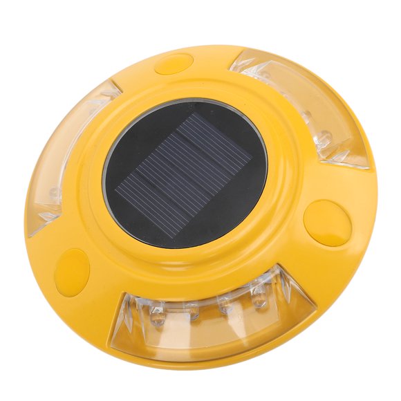 Solar Dock Light Driveway Marker Road Stud Lights with Auto Sensor, High Brightness Illuminating for IP68 Waterproof Design