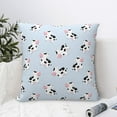 thumbnail image 4 of Yiaed Cute Farm Cow Print Pillow Covers Super Soft Decorative Square Throw Pillow Covers Case Cushion Covers for Sofa Couch Bedroom Car Decor（No pillow core）-26"x26", 4 of 7