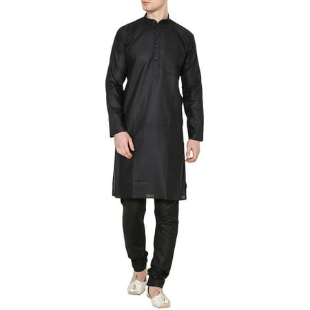 

Royal Kurta Men s Black Linen Kurta Pyjama