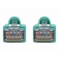 thumbnail image 3 of Tripp Lite 8ft Cat.6a Snagless Shielded STP Network Patch Cable, Aqua, 3 of 4