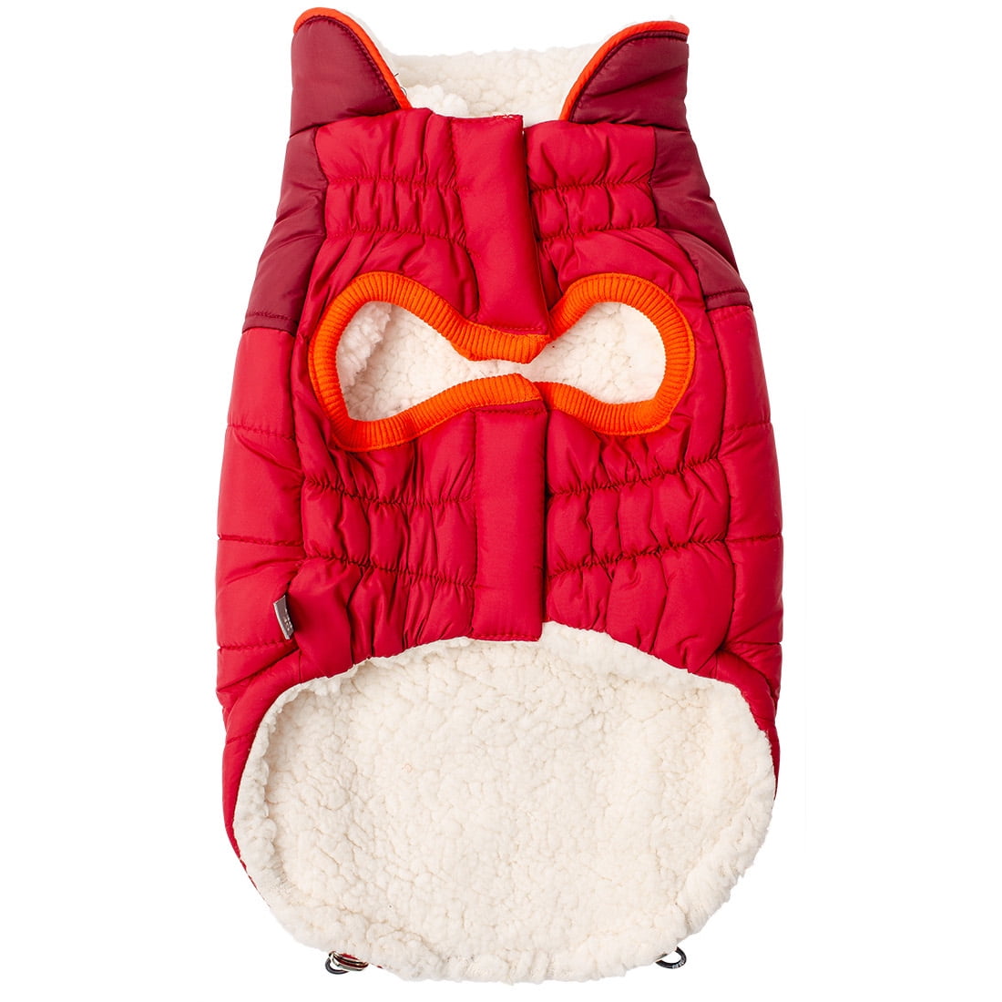 GF PET Scout Dog Jacket Winter Apparel Sport Style Elastofit Windproof Waterproof for Small Medium Large Dogs Pets, Red, 2XL