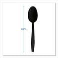 thumbnail image 3 of Boardwalk Heavyweight Polypropylene Cutlery, Teaspoon, Black, 1000/Carton, 3 of 6