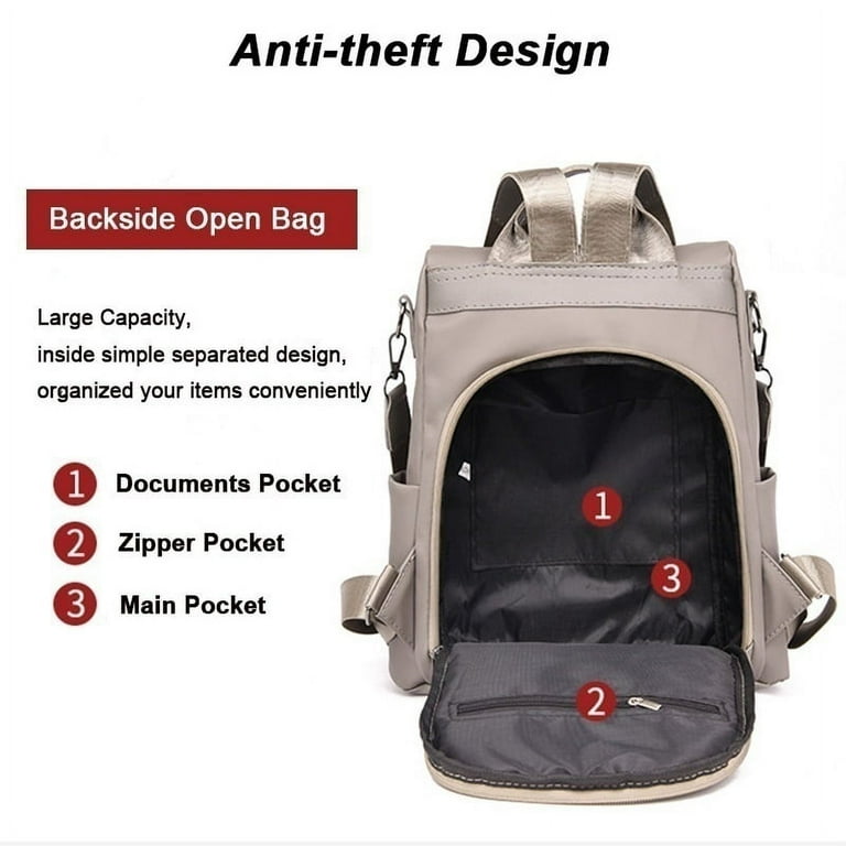 Anti theft top backpack walmart