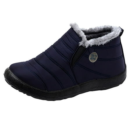 

Bxzhiri Women s Cotton Shoes Warm Cotton Shoes Soft Soled Waterproof Cotton Boots