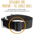 thumbnail image 5 of Mighty Paw Tactical Dog Collar, Heavy Duty Pet Training Collar with Built-in Handle for Extra Control. Weatherproof Polyester and Durable Metal Buckle for Medium to Extra Large K9s, 5 of 9