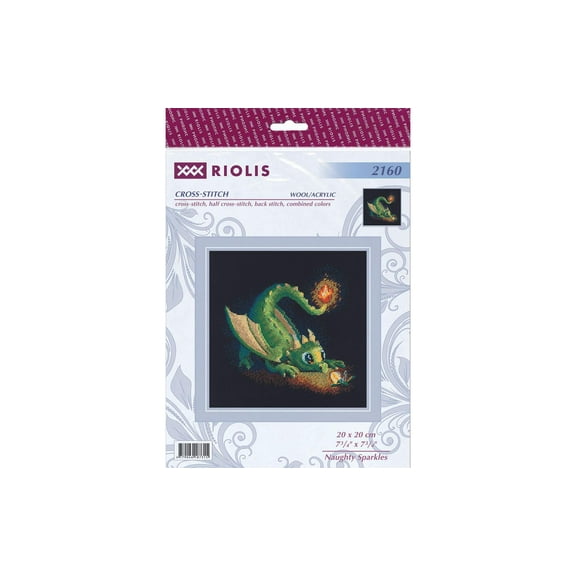 RIOLIS Counted Cross Stitch Kit 7.75"X7.75"-Naughty Sparkles