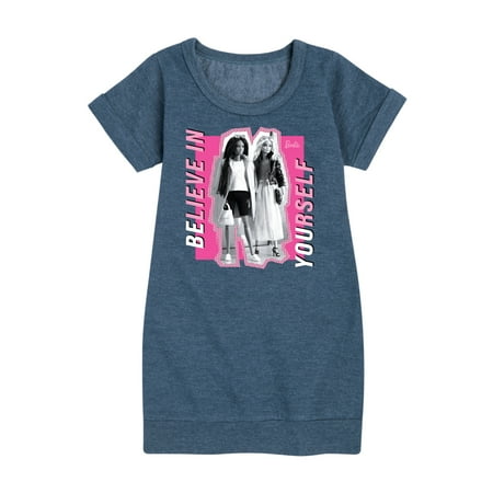 

Barbie - Believe In Yourself - Toddler And Youth Girls Fleece Dress