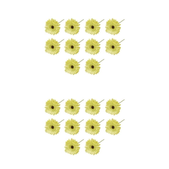 Bewildely Ramo de flores artificiales de Gerbera para interiores de oficina, flores de simulación realistas, decoración para sala de estar, Type5 NO5