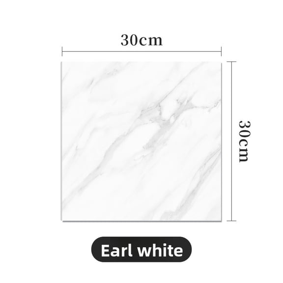 30x30cm Imitation Marble Tile Wall Sticker, Self-Adhesive Wall Decoration, Waterproof Household Wallpaper