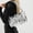 Silver, variant on uublik Evening Clutch Handbag for Wedding Guest, Bridal Party Prom, Cocktail Night, Formal Dressy Evening Crossbody Bag for Women, Black