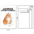 thumbnail image 3 of Tarjeta de cumpleaños RPJIEKINXU con forma de gato divertido para papá, mamá, abuelo y abuela, 3 of 7