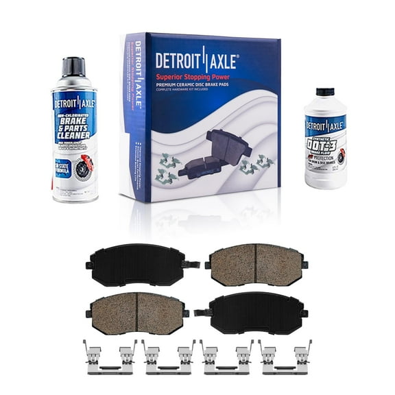 Detroit Axle - 4pc Front Ceramic Brake Pads for Subaru Forester Legacy Impreza WRX Crosstrek BRZ Toyota 86 Scion FR-S