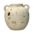 thumbnail image 6 of kowaku Rustic Ceramic Vase Flower Vase Gift Decors Flowerpot Wabi Decorative Vase Pottery Vase for Home Christmas Party Desktop Retro Design, 6 of 9