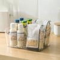 JMYHOAM Storage Containers Large Plastic Storage Bin with Handle for Bathroom/Vanity Organization - Countertop Makeup Organizer - Organization for Shelf, Cabinet, and Closet Decor Home and Storage
