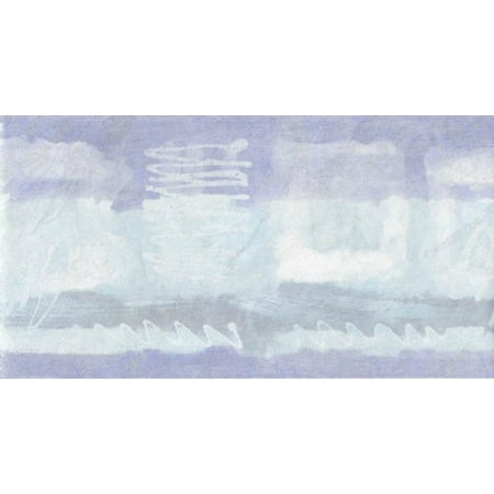 Blue Stripe Border - Wallpaper For Less HT73987 Wavy Stripes Wallpaper Border, Blue