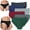6 Pack: Assorted w/Stripes, variant on ToBeInStyle Men's Pack of 3 Assorted Cotton Bikini Briefs - Large