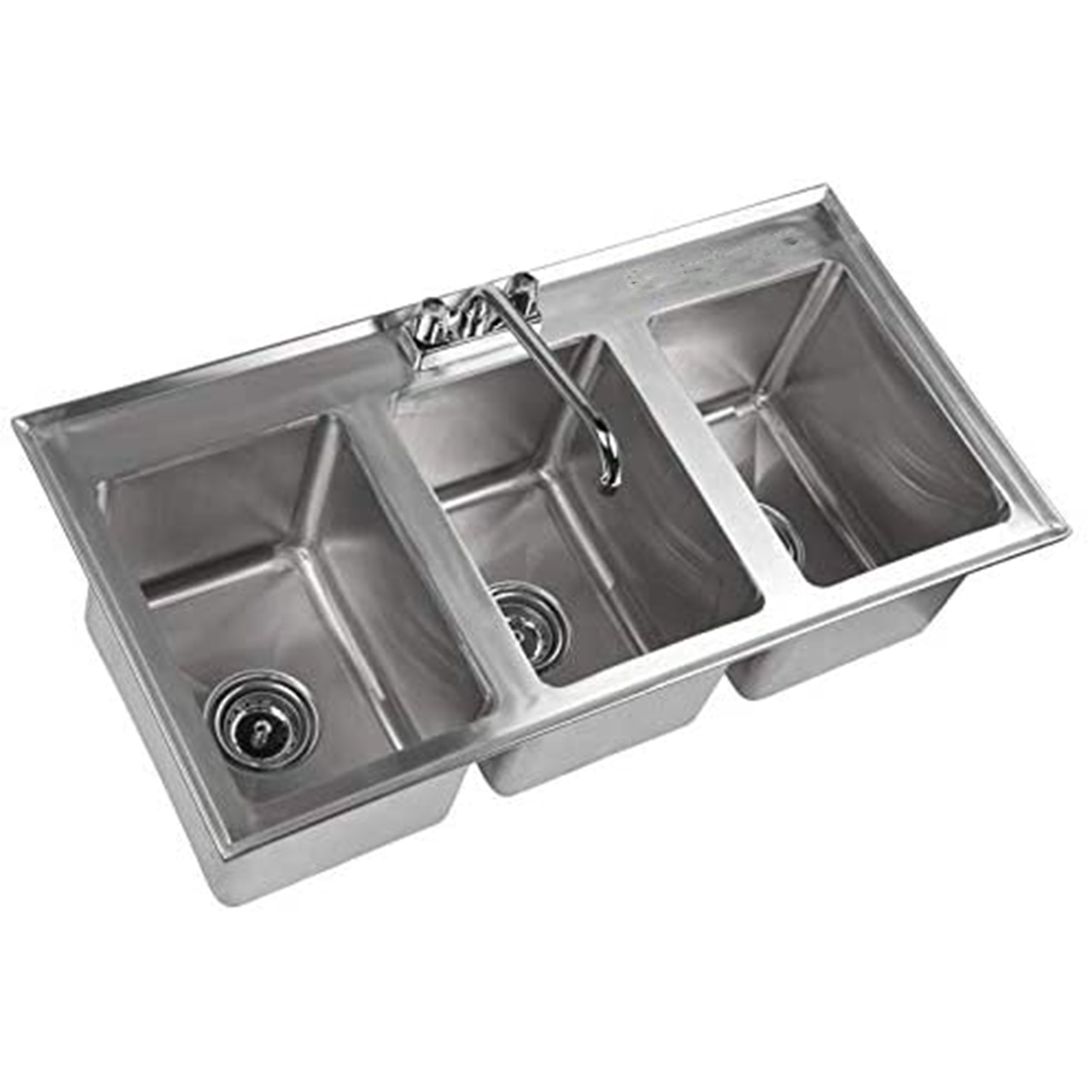 3 Compartment Stainless Steel Sinks