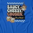 thumbnail image 3 of Disney Pixar Toy Story Saucy Cheesy Chosen Pizza Planet Men's T Shirt (Royal, S-XXXL), 3 of 4
