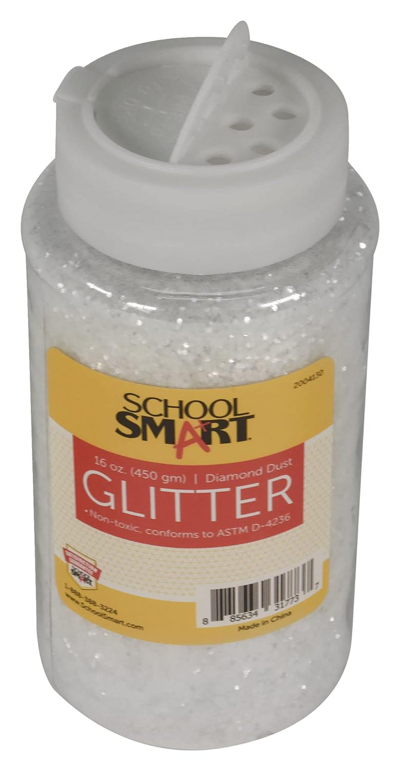School Smart 2004130 1 oz Jar Diamond Craft Glitter
