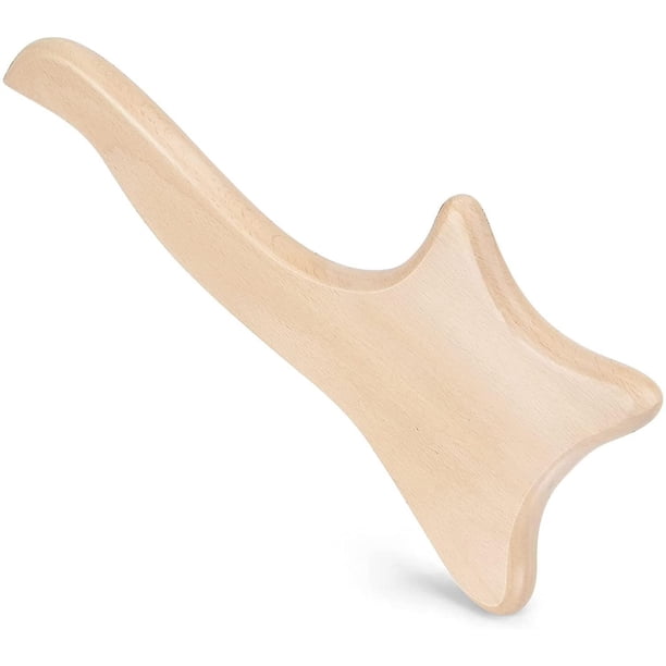 Herramientas de madera Gua Sha - Masaje de paleta de drenaje linfático para terapia anticelulítica