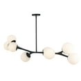 thumbnail image 2 of Trans Globe Lighting 11638 AG Rebel 8 Light 57" Wide Linear Pendant - Gold, 2 of 7