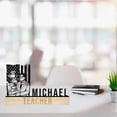 thumbnail image 4 of Handmadetneonsign Custom Teacher Desk Name Plate, Teacher Metal Nameplate For Desk, Desk Nameplate, 4 of 4