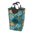 thumbnail image 2 of Vsdgher Tropical Leaves Print Square Laundry Bag Large Collapsible Dirty Clothes Bags With Handles Waterproof Essentials Storage For College Dorm, Family, 2 of 6