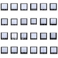 thumbnail image 4 of 100 Pieces Sticking Nails Medium Length Files Square Style Smiley Press on Solid Color Full Cover Artificial Manicure Stamp Eleven, 4 of 6