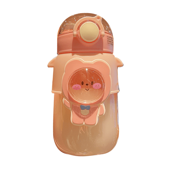 Water Bottle,Plastic Travel Tea Juice Milk Portable Cute Shaker Drink Bottle Gift