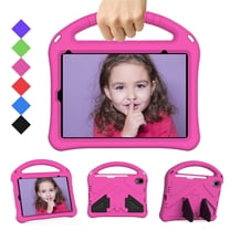 SaniMore Kids Case for iPad Mini 6th Generation (8.3 inch, 2021 Released) - Light Weight Shockproof Handle Friendly Convertible Stand Boys Girls Protective Cover for 8.3" iPad Mini 6 2021, Rose