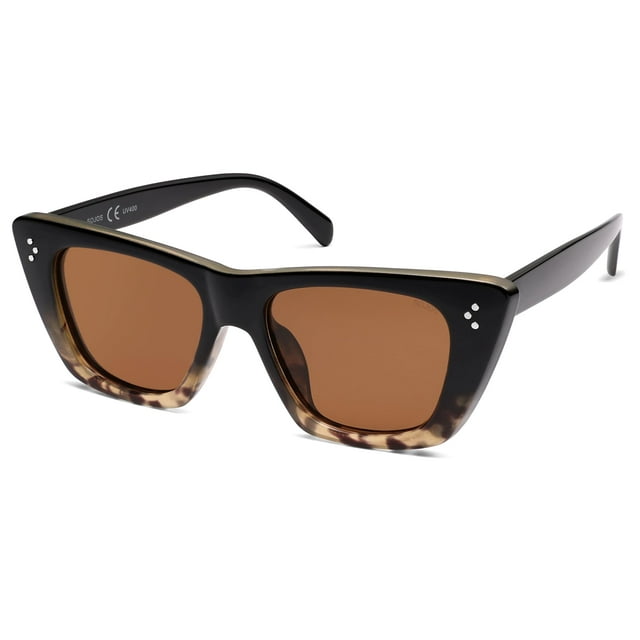 Anteojos de sol SOJOS retro ojo de gato SJ2199 para mujer polarizados