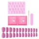 thumbnail image 1 of ibcccndc Kit de uñas postizas a presión Color brillante Forma trapezoidal Uñas ibcccndc Kit de uñas postizas a presión, 1 of 7