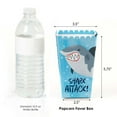 thumbnail image 2 of Big Dot of Happiness Shark Zone - Jawsome Party or Birthday Party Favor Popcorn Treat Boxes - Set of 12, 2 of 5