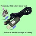 thumbnail image 3 of Techinal 6F22 9V Battery Eliminator Replace 9-Volt Batteries By USB/Type C Power Supply, 3 of 13