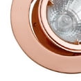 thumbnail image 4 of 4 Inch 12V Round Ceiling Light with Metal, Antique Copper- Saltoro Sherpi, 4 of 5