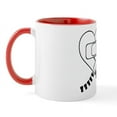 thumbnail image 2 of CafePress - The Zipper Club - 11 oz Ceramic Mug - Novelty Coffee Tea Cup, 2 of 6