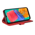 thumbnail image 2 of Compatible Samsung Galaxy M33 5G Case, Leather Wallet Case Stand View Magnetic Clasp Book Flip Folio Phone Cover - Red, 2 of 5