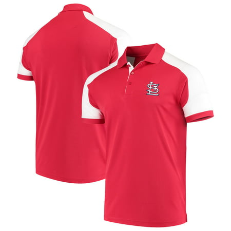 UPC 193373000187 product image for St. Louis Cardinals Antigua Century Polo - Red/White | upcitemdb.com