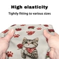 thumbnail image 7 of HELLHERO Cat Rose Seat and Backrest Covers Seat & Backrest Covers & Non-Slip Fit with Cover Only for Elderly, 7 of 7