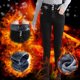 thumbnail image 2 of Pantalones de Mujer Leggings Ultra Suave Invierno Cálido Sherpa Forro Polar Jeans Cintura Alta Elástico Elástico Jeans Térmicos Odeerbi  ODB-4, 2 of 7